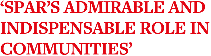  SPAR s Admirable and indispensable role in communities 