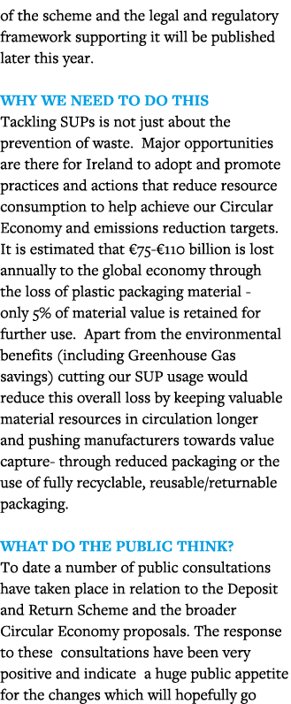 of the scheme and the legal and regulatory framework supporting it will be published later this year   Why we need to   