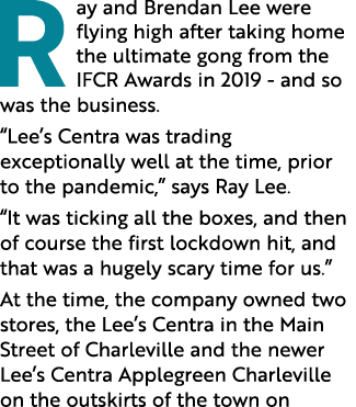R ay and Brendan Lee were flying high after taking home the ultimate gong from the IFCR Awards in 2019 - and so was t   