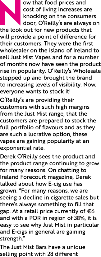 Now that food prices and cost of living increases are knocking on the consumers door, O Reilly s are always on the lo   