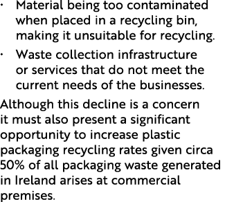   Material being too contaminated when placed in a recycling bin, making it unsuitable for recycling    Waste collect   