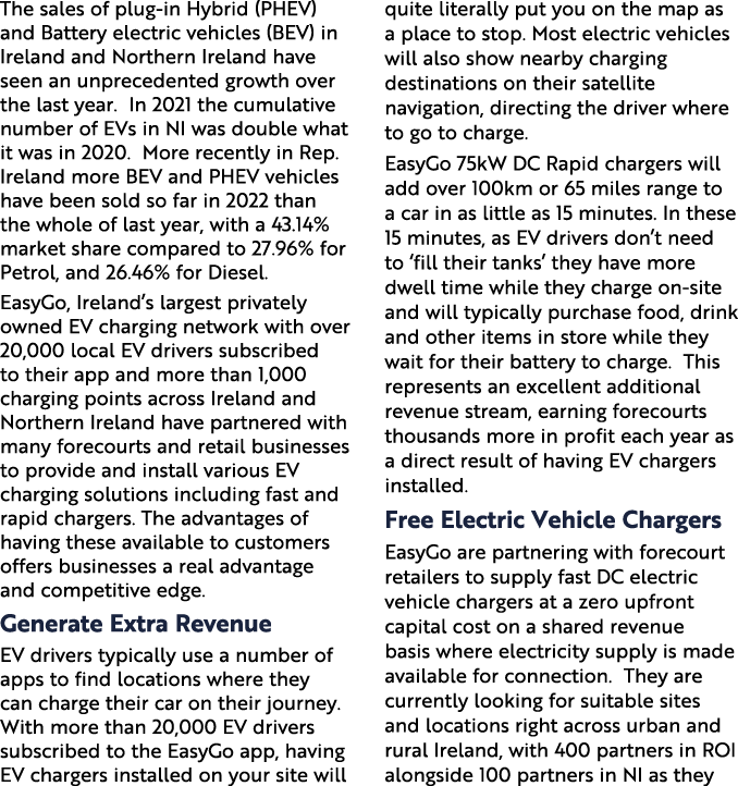The sales of plug-in Hybrid (PHEV) and Battery electric vehicles (BEV) in Ireland and Northern Ireland have seen an u   