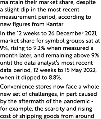 maintain their market share, despite a slight dip in the most recent measurement period, according to new figures fro   