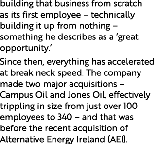 building that business from scratch as its first employee – technically building it up from nothing – something he de...