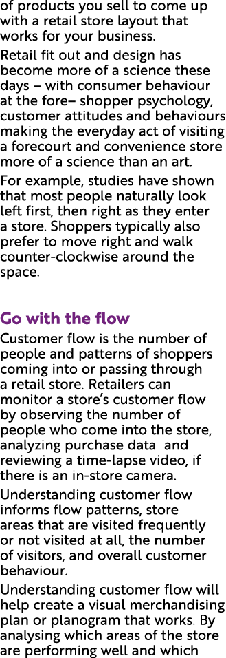 of products you sell to come up with a retail store layout that works for your business. Retail fit out and design ha...