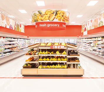 CHICAGO, IL JUNE 4: A newly design supermarket selling fresh grocery and frozen items on June 4th 2013 . Consumption of fresh produce is on the rise due to growing health awareness. 