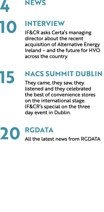 4 News 10 Interview IF&CR asks Certa’s managing director about the recent acquisition of Alternative Energy Ireland –...