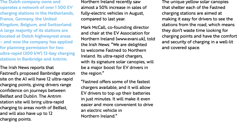 The Dutch company owns and operates a network of over 1 500 EV charging stations in the Netherlands, France, Germany,...