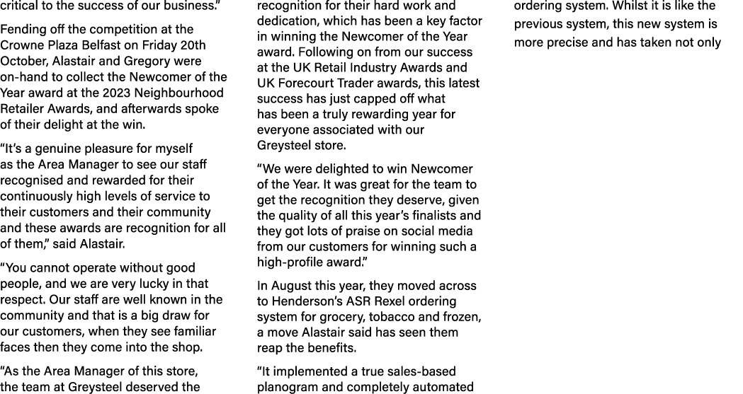 critical to the success of our business.” Fending off the competition at the Crowne Plaza Belfast on Friday 20th Octo...