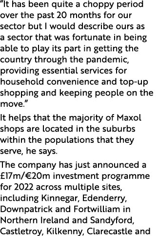  It has been quite a choppy period over the past 20 months for our sector but I would describe ours as a sector that    