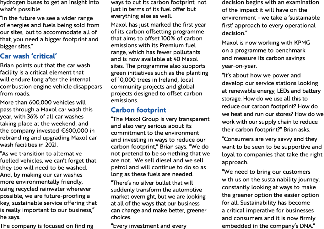 hydrogen buses to get an insight into what s possible   In the future we see a wider range of energies and fuels bein   
