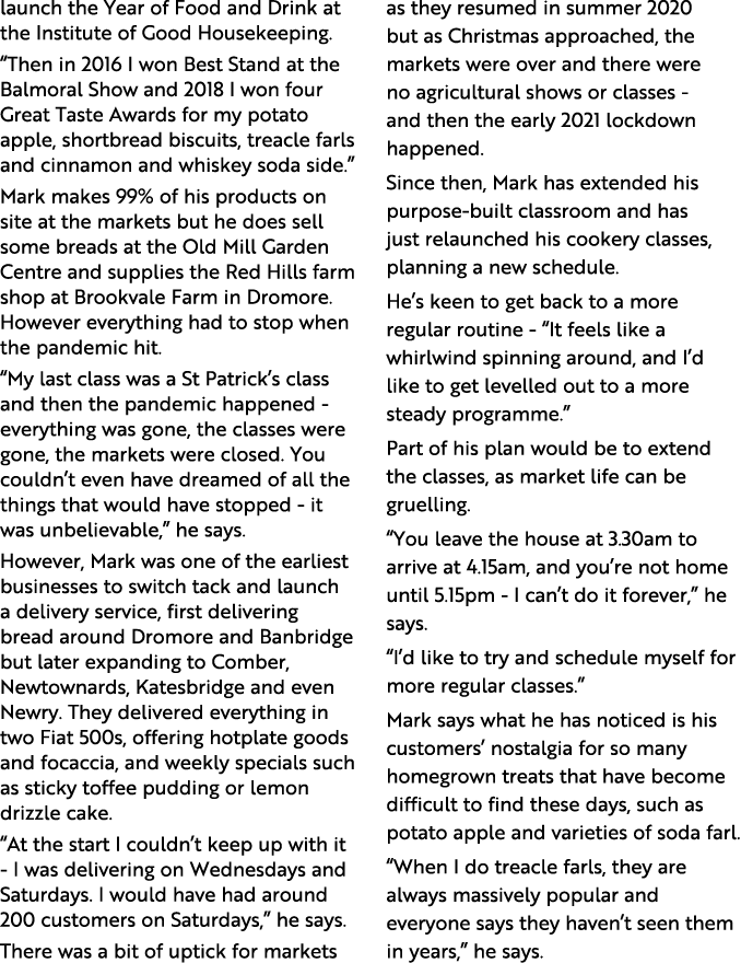 launch the Year of Food and Drink at the Institute of Good Housekeeping   Then in 2016 I won Best Stand at the Balmor   