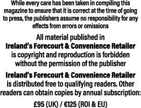 While every care has been taken in compiling this magazine to ensure that it is correct at the time of going to press...