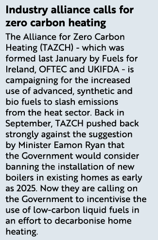 Industry alliance calls for zero carbon heating The Alliance for Zero Carbon Heating (TAZCH) which was formed last Ja...