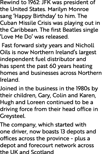 Rewind to 1962: JFK was president of the United States. Marilyn Monroe sang ‘Happy Birthday’ to him. The Cuban Missil...