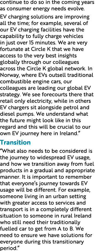 continue to do so in the coming years as consumer energy needs evolve  EV charging solutions are improving all the ti   