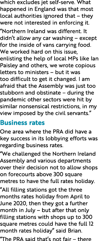 which excludes jet self-serve  What happened in England was that most local authorities ignored that   they were not    