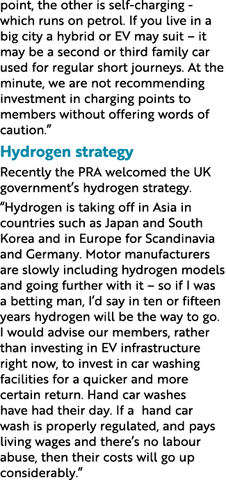point, the other is self-charging - which runs on petrol  If you live in a big city a hybrid or EV may suit   it may    