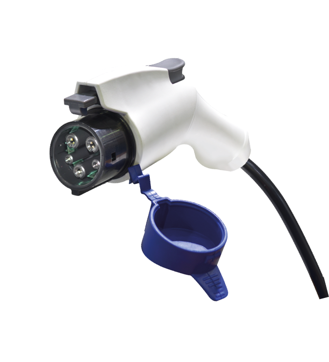 Car power charger isolated on white background  This has clipping path 