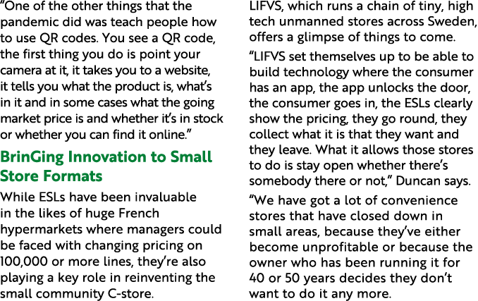 “One of the other things that the pandemic did was teach people how to use QR codes. You see a QR code, the first thi...