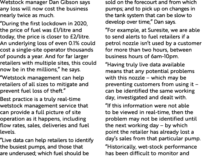 Wetstock manager Dan Gibson says any loss will now cost the business nearly twice as much. “During the first lockdown...
