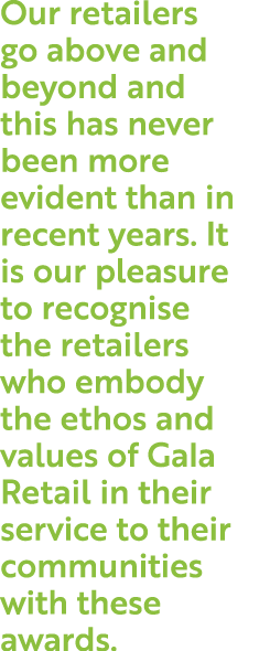 Our retailers go above and beyond and this has never been more evident than in recent years. It is our pleasure to re...