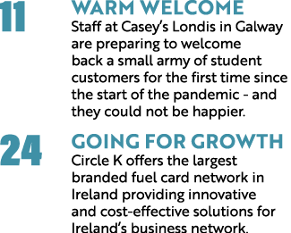 11 Warm welcome Staff at Casey’s Londis in Galway are preparing to welcome back a small army of student customers for...