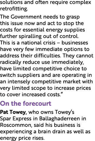solutions and often require complex retrofitting. The Government needs to grasp this issue now and act to stop the co...
