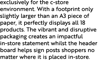 exclusively for the c-store environment. With a footprint only slightly larger than an A3 piece of paper, it perfectl...