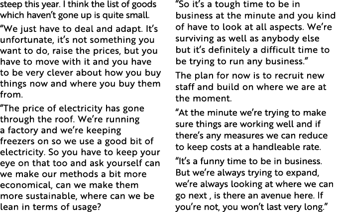 steep this year. I think the list of goods which haven’t gone up is quite small. “We just have to deal and adapt. It’...