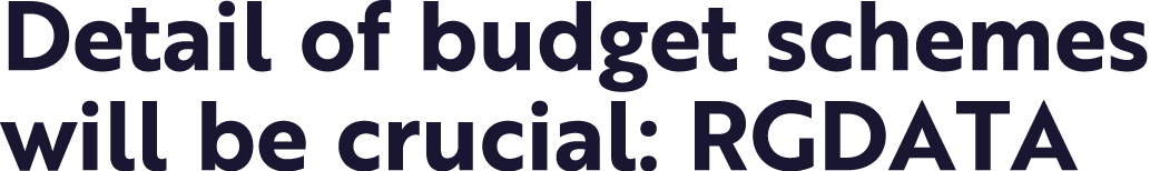 Detail of budget schemes will be crucial: RGDATA