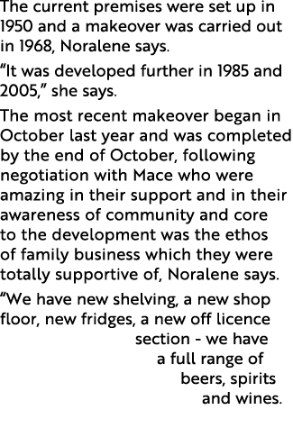 The current premises were set up in 1950 and a makeover was carried out in 1968, Noralene says. “It was developed fur...