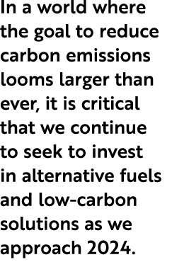 In a world where the goal to reduce carbon emissions looms larger than ever, it is critical that we continue to seek ...