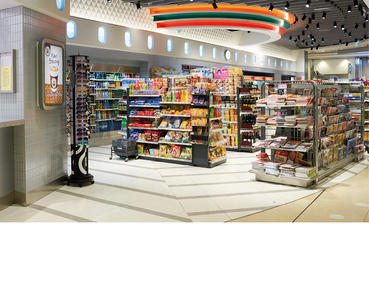 HONG KONG - CIRCA NOVEMBER, 2016: a 7-Eleven store in Hong Kong. 7-Eleven is an international chain of convenience stores.