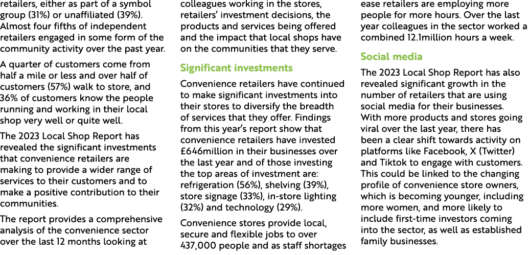 retailers, either as part of a symbol group (31%) or unaffiliated (39%). Almost four fifths of independent retailers ...