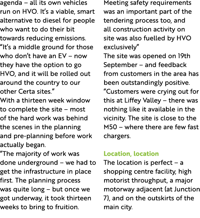 agenda – all its own vehicles run on HVO. It’s a viable, smart alternative to diesel for people who want to do their ...