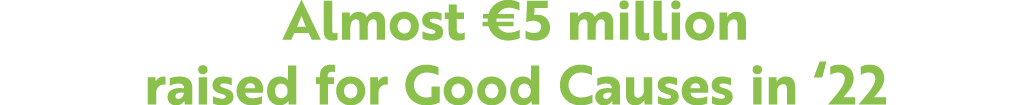 Almost €5 million raised for Good Causes in ‘22