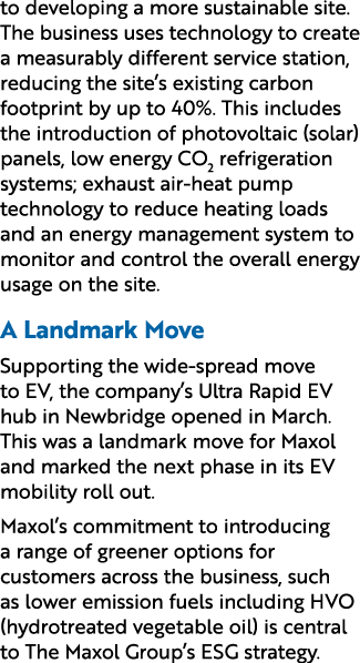 to developing a more sustainable site. The business uses technology to create a measurably different service station,...