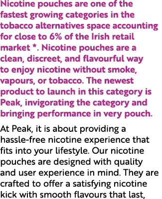 Nicotine pouches are one of the fastest growing categories in the tobacco alternatives space accounting for close to ...