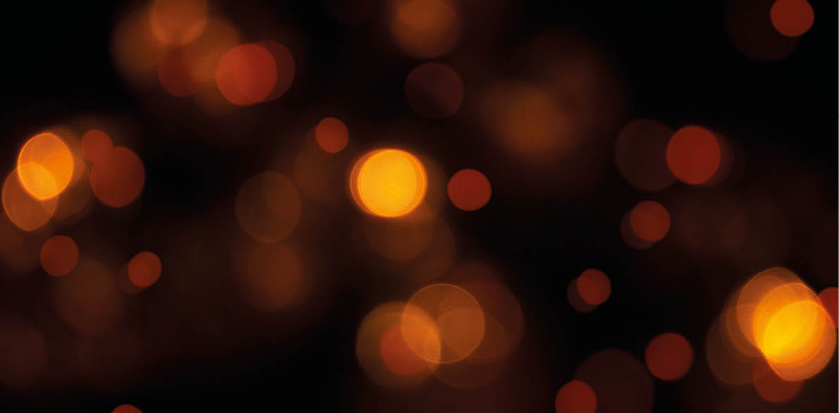 Red and golden lights