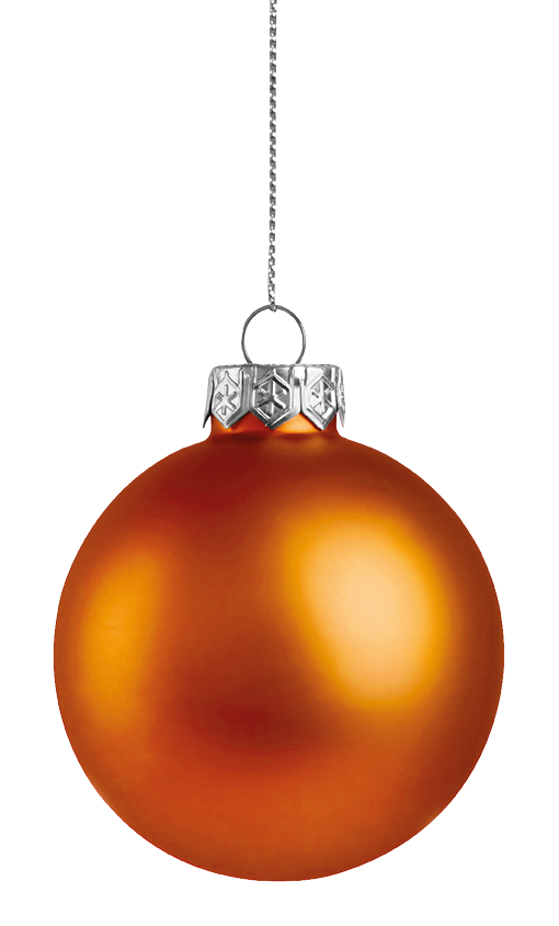 Christmas Holiday Balls isolated on a white background