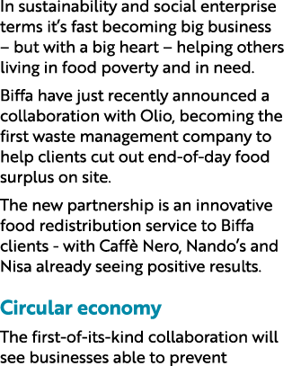 In sustainability and social enterprise terms it’s fast becoming big business – but with a big heart – helping others...