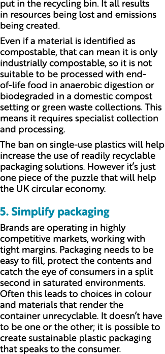 put in the recycling bin. It all results in resources being lost and emissions being created. Even if a material is i...