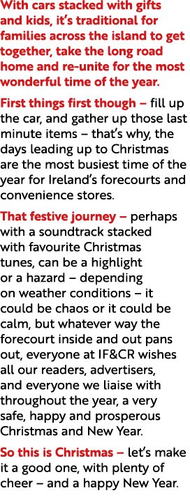 With cars stacked with gifts and kids, it’s traditional for families across the island to get together, take the long...