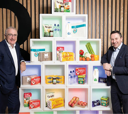 Repro Free: Wednesday 8th February 2023; Maxol announces €340M deal with BWG Foods. Maxol has announced a four-year, €340M contract with one of Ireland’s largest retail and wholesale companies, BWG Foods. The deal, which followed a competitive tender, will see BWG Foods retain the wholesale contract for Maxol’s extensive foods range, private label goods and alcohol range. BWG Foods has also won the contract for Maxol’s range of baked and deli goods. Pictured: Leo Crawford, Group Chief Executive, BWG Group with Brian Donaldson, CEO, The Maxol Group. For information: rachel.sherry@grayling.com / 087 6622111. Picture Jason Clarke