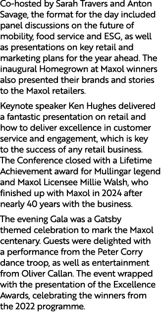 Co hosted by Sarah Travers and Anton Savage, the format for the day included panel discussions on the future of mobil...