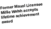 Former Maxol Licensee Millie Walsh accepts lifetime achievement award
