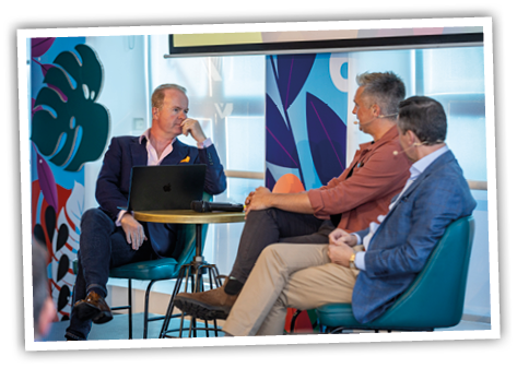 A group of people posing for a photo Description automatically generated