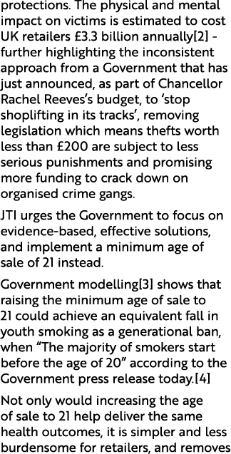 protections. The physical and mental impact on victims is estimated to cost UK retailers £3.3 billion annually[2] fur...