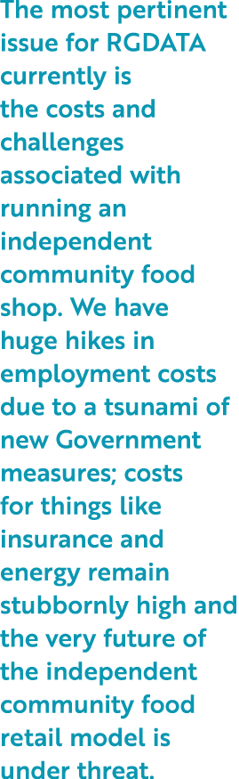 The most pertinent issue for RGDATA currently is the costs and challenges associated with running an independent comm...